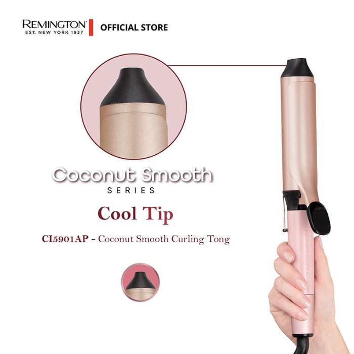 Remington Pengeriting Rambut Coconut Smooth Curling Tong CI5901